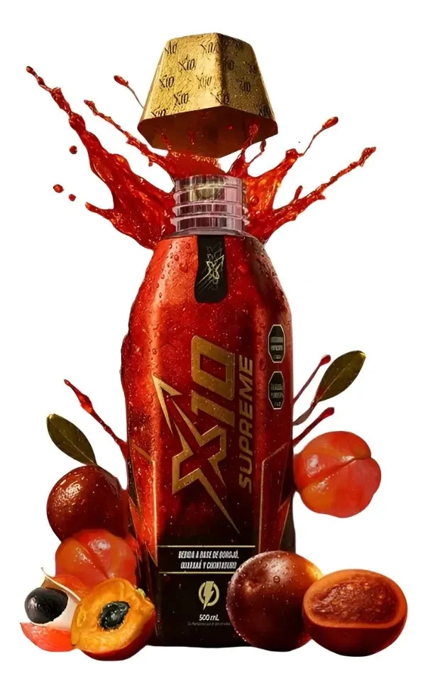 X10 Tarro Supreme 500 mL - detalle del envase