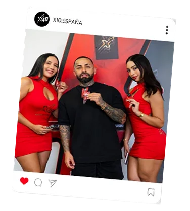Publicación de Instagram de X10